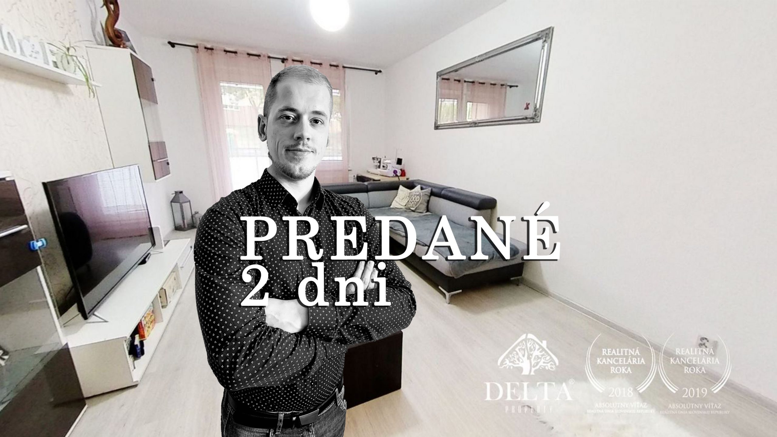 PREDANÉ - DELTA | Nádherný 2 izbový byt, Lavičková, Trenčín 59m2